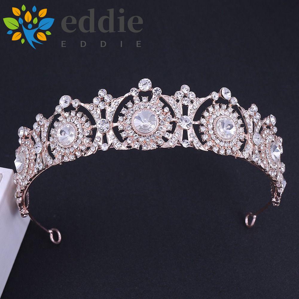 Vương Miện Cài Tóc Đính Hoa 26 Edie Kiểu Retro Hàn Quốc Cho Cô Dâu