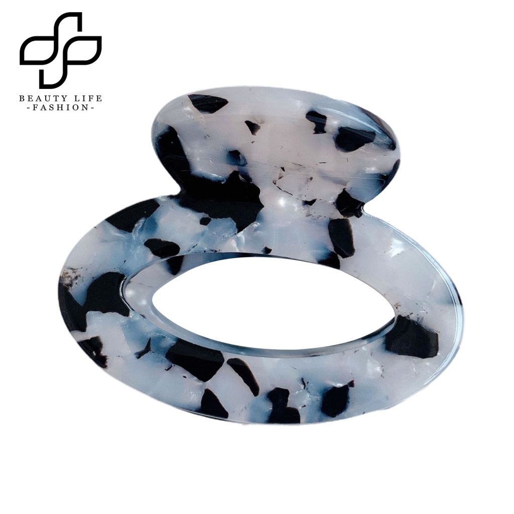 Kẹp Tóc Càng Cua Hình Oval Axit Acetic Mạnh Mẽ Thời Trang