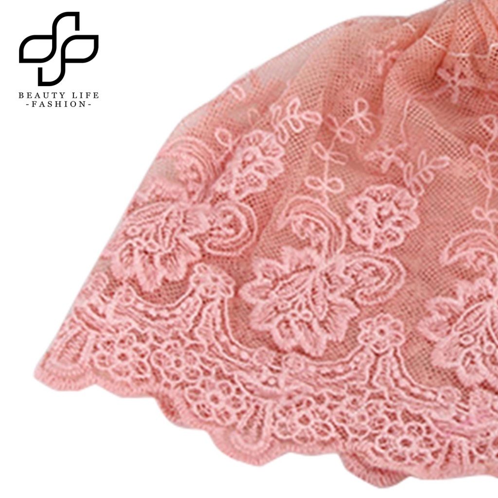 Nón Cotton Phối Ren Xinh Xắn Dành Cho Bé Trai Và Bé Gái