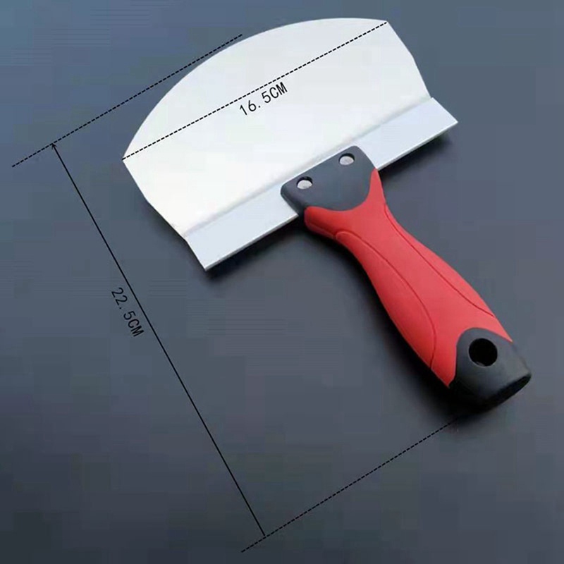 Bộ 2 Dụng Cụ Múc Canh Đường Cong 6.5 Inch Bằng Thép Không Gỉ Chuyên Dụng Cho Vẽ Tranh