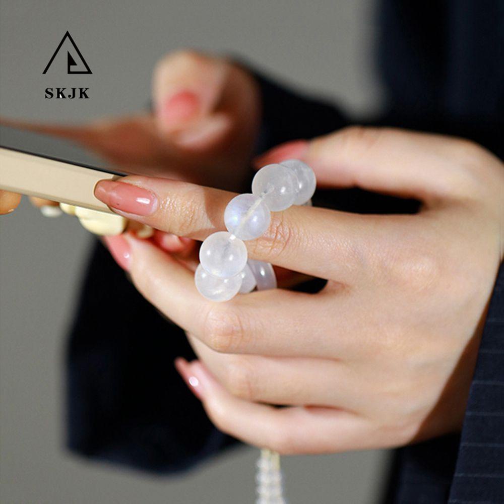 Dây Treo Điện Thoại Xỏ Hạt Trang Trí Xe Hơi