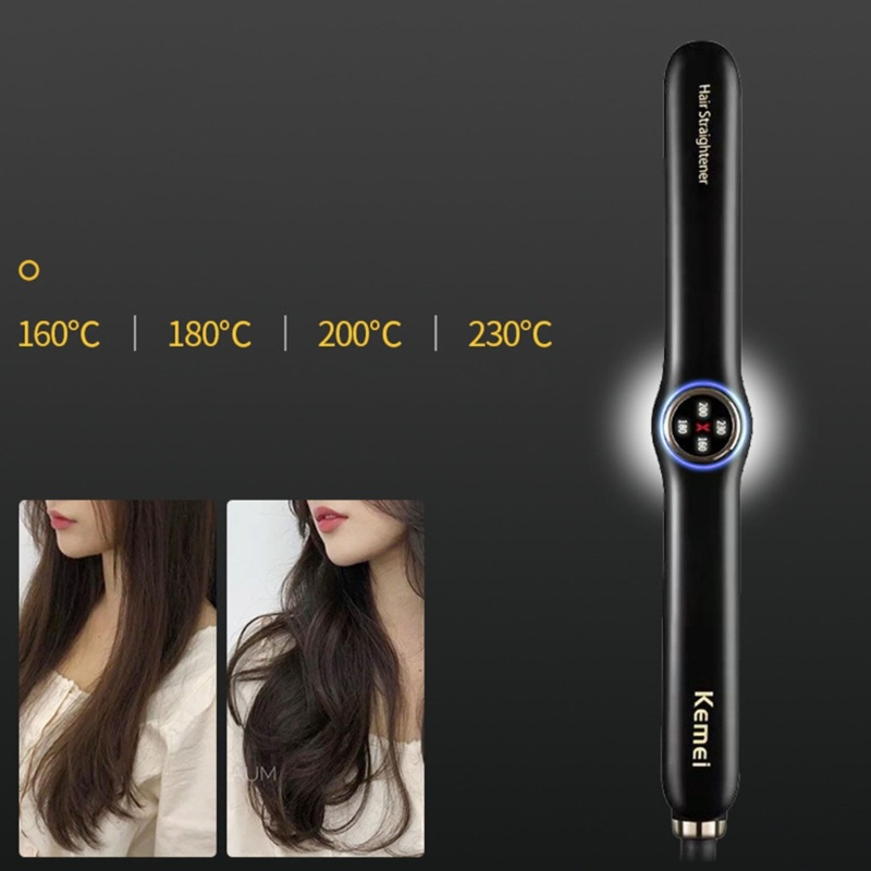 Máy Uốn Tóc Khô Ướt Có Màn Hình LCD Kỹ Thuật Số