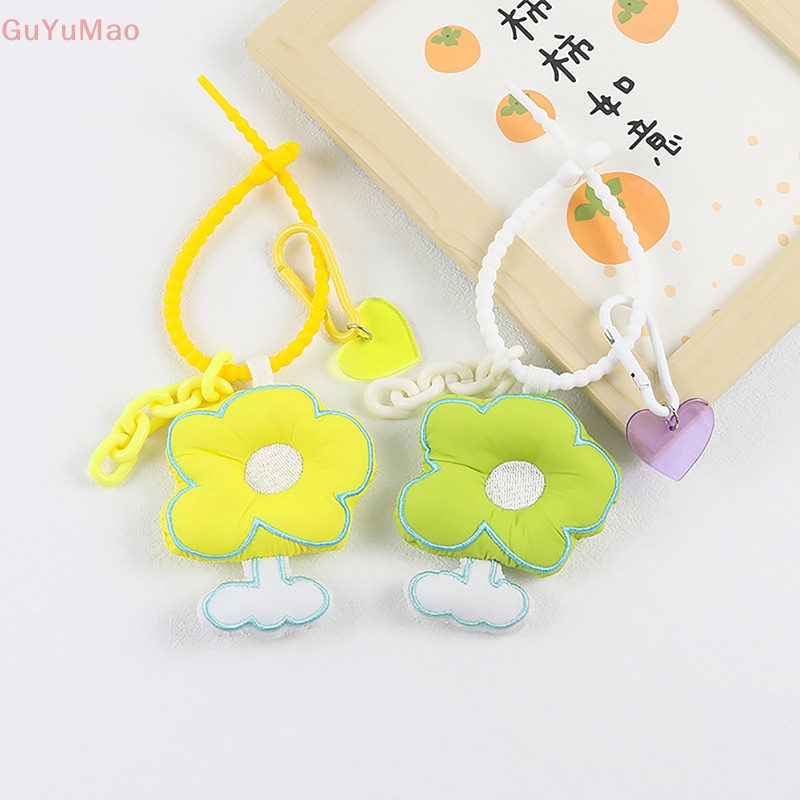 Móc Khóa Hình Trái Dâu / Bông Hoa Nhiều Màu Đáng Yêu Cho Nữ PRTA