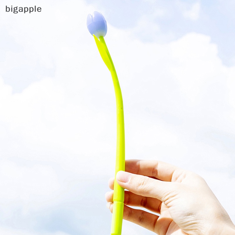 1 Cây Bút Mực Gel Hình Hoa Tulip Bằng Silicone Thay Đổi Màu Sắc Dành Cho Học Sinh