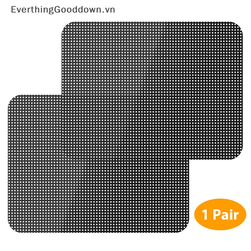 Everthinggooddown Set 2 Miếng Dán PVC Chống Nắng Cửa Sổ Xe Hơi Sử Dụng Năng Lượng Mặt Trời