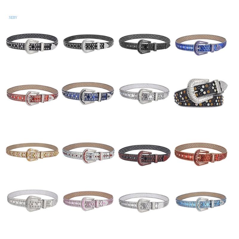 Thắt Lưng Đính Kim Cương Giả Lấp Lánh Sang Trọng Thời Trang Cho Người Lớn