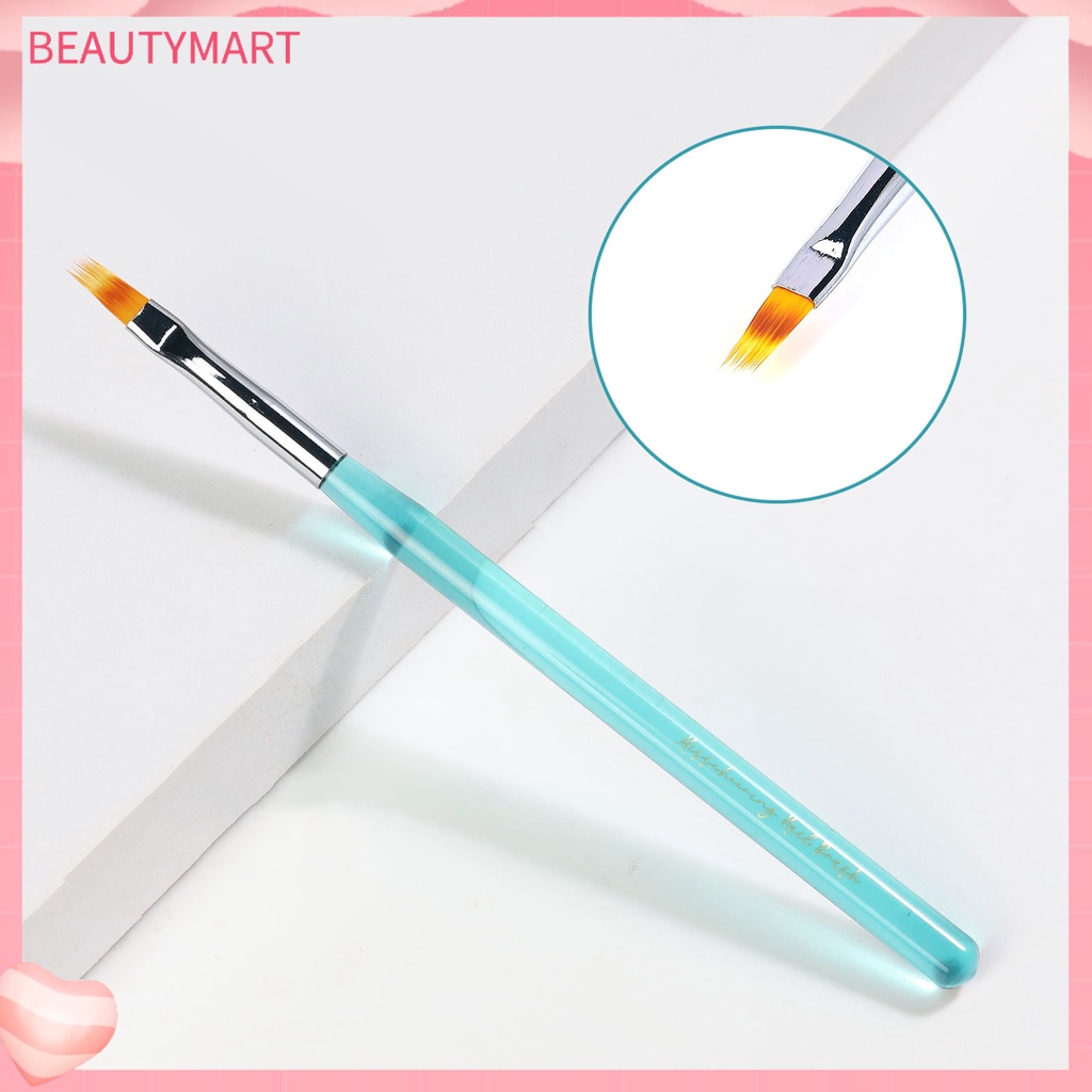 Cọ Trang Trí Móng Tay Sợi Nylon Mềm Chống Trượt Tiện Dụng