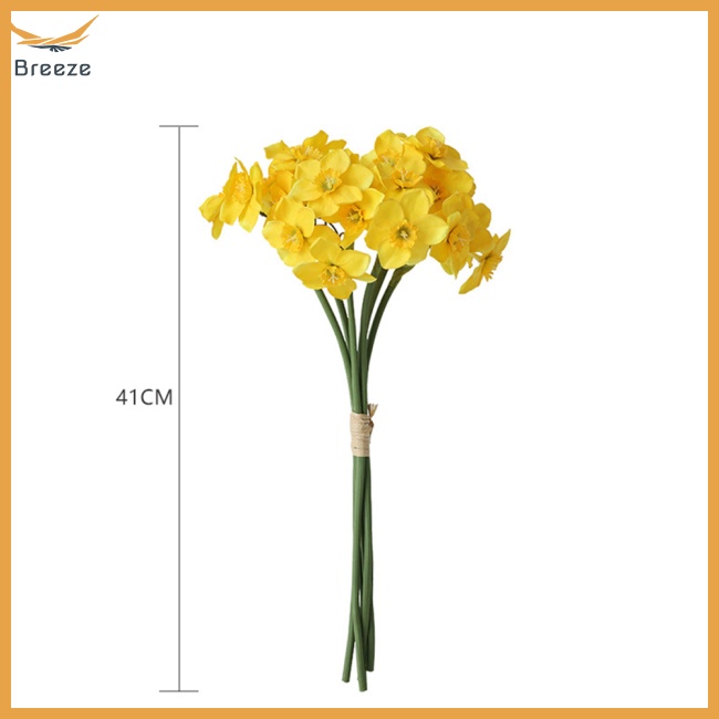 Set 6 Bông Hoa Cỏ Nhân Tạo Phong Cách Đồng Quê Dùng Để Trang Trí