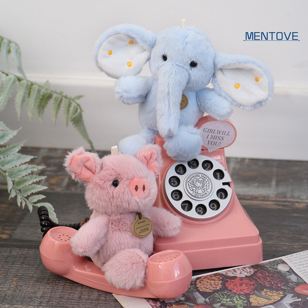 [MT] Móc Chìa Khóa Hình Búp Bê Động Vật Hoạt Hình Tai To Nhồi Bông Mềm Mại Thoải Mái Trang Trí Túi Xách / Điện Thoại