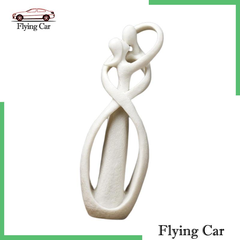 [Lzdjfmy2] Bức Tượng Cặp Đôi Tinh Tế Hiện Đại Tinh Tế Trang Trí Văn Phòng