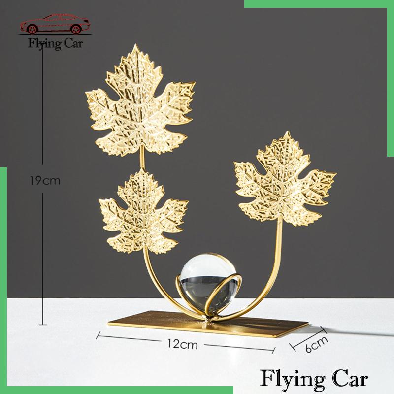[Lzdjfmy2] Bức Tượng Lá Kim Loại hạn hán Hiện Đại Trang Trí Nhà Cửa