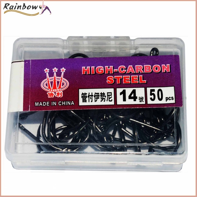 Móc Câu Cá Bằng Thép Carbon Cao Cấp Nhiều Kích Cỡ Tiện Dụng