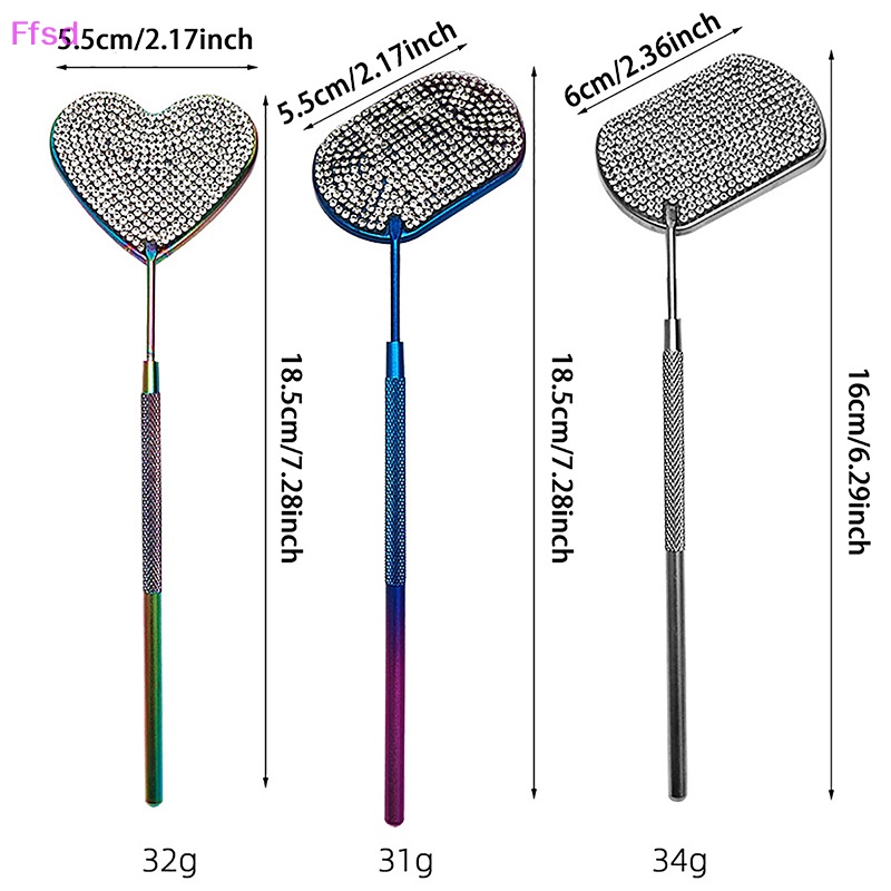 {Ffsd} Dụng Cụ Gương Kiểm Tra Lông Mi Làm Đẹp Chuyên Nghiệp * Bán Chạy
