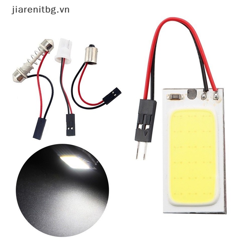 1 Đèn LED COB 18 Bóng BA9S T10 Festoon 12V Ánh Sáng Trắng Dành Cho Ô Tô
