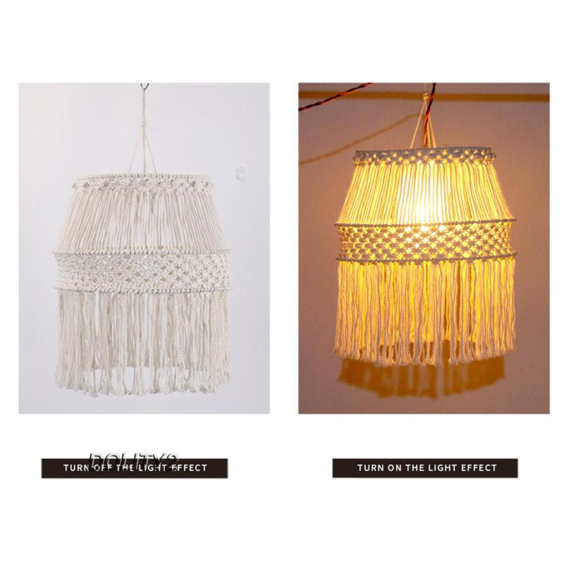 Vỏ Bọc Bóng Đèn Macrame Phong Cách Bohemian Độc Đáo Trang Trí Nhà Cửa / Tiệc Cưới