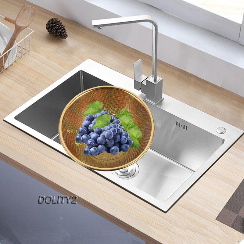 [Dolity2] Rổ Rửa Trái Cây Bằng Thép Không Gỉ