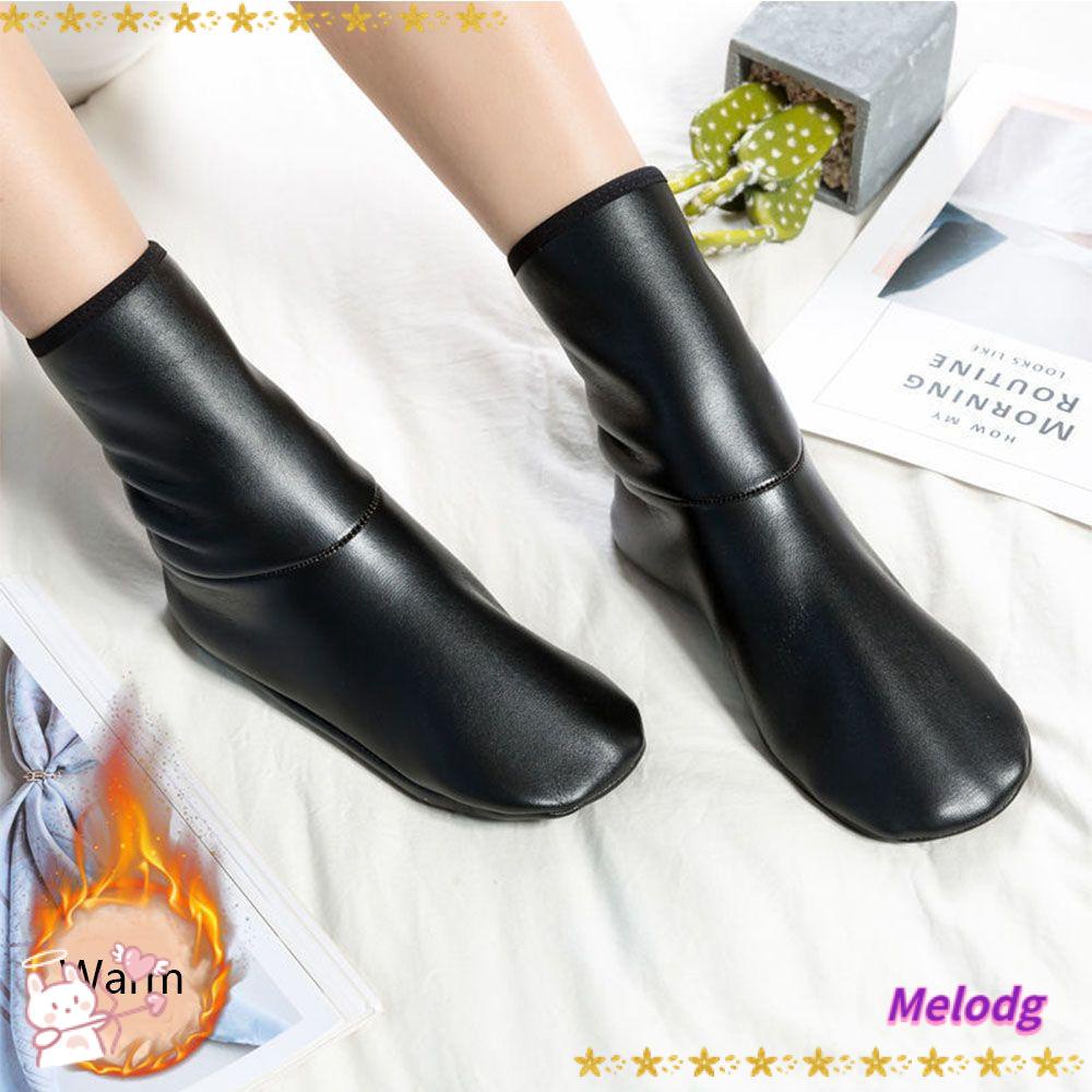 1 Đôi Tất Giữ Ấm Thoáng Khí Bằng Da Thời Trang Mùa Đông