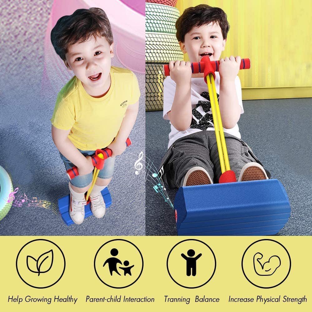 KIDS TOYS CHILDREN SKIPPING ROPE SENSORY TRAINING EQUIPMENT OUTDOOR EXERCISE GROW TALLER FROG JUMPING CAN SPEAK
