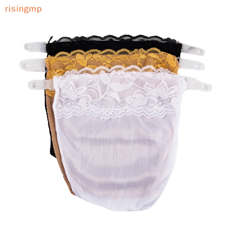 [risingmp] Bộ 3 Áo hai dây Ren Co Giãn Thoáng Khí An Toàn Mới Cho Nữ