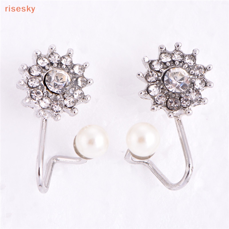 1 Đôi Bông Tai Đính Ngọc Trai Thanh Lịch Dành Cho Nữ