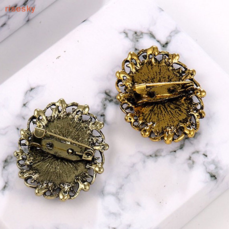 Ghim Cài Áo Hình Tượng Nữ Thần Cameo Đính Đá Phong Cách Gothic Cổ Điển