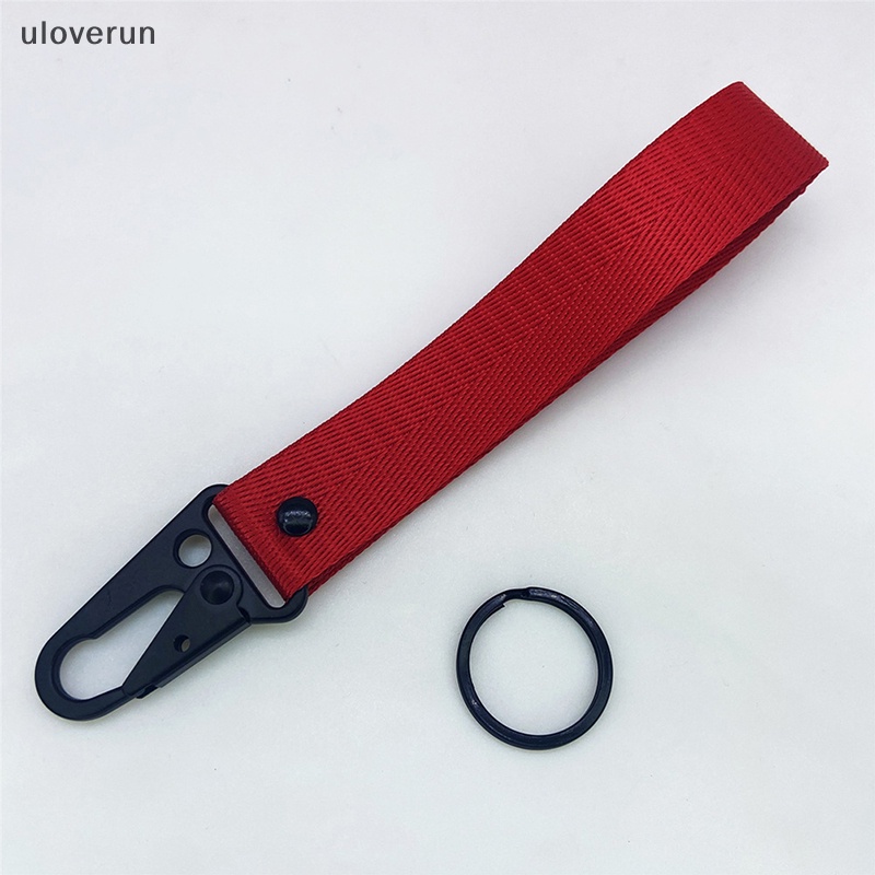 Uloverun Móc Chìa Khóa Xe Hơi / Mô Tô Kèm Dây Đeo Bằng Kim Loại Tiện Dụng