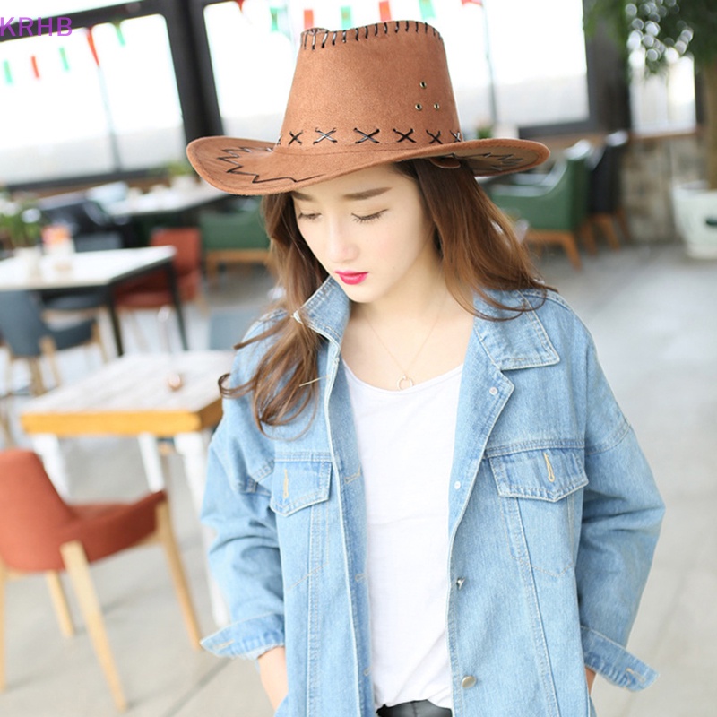 Mũ Cao Bồi Vành Cong Che Nắng Hóa Trang Tiệc Sinh Nhật / KRHB Mới