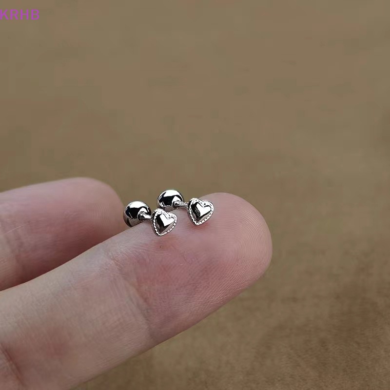 1 Đôi Khuyên Tai Hình Trái Tim Thời Trang Dành Cho Nữ Mới