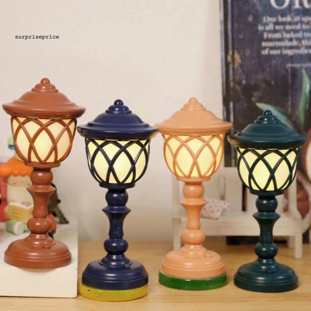 Đèn LED Ánh Sáng Ban Đêm Không Dây Đế Bằng Kim Loại Sử Dụng Pin Ổn Định Kiểu Retro Cho Nhà Ở / Quán Bar