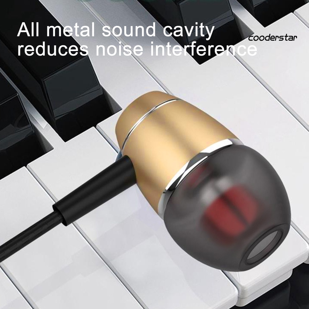 (Coood) Tai Nghe Nhét Tai Có Dây Giảm Tiếng Ồn Âm Thanh Nổi Có Cổng 3.5mm Hỗ Trợ Điều Khiển Bằng Giọng Nói