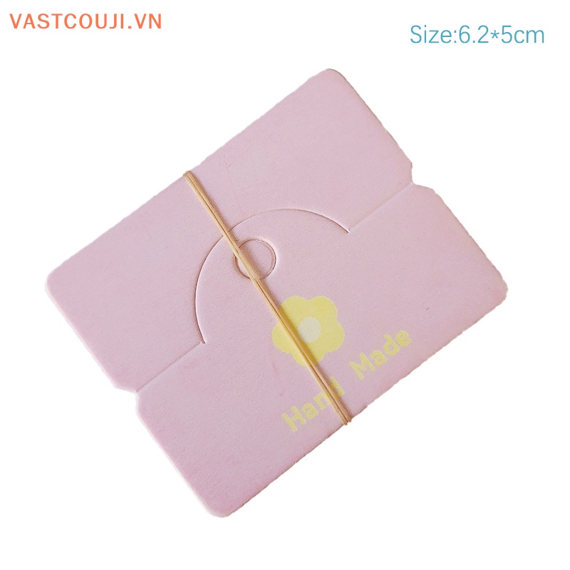 Bộ 50 Giấy Các Tông Màu Hình Hoa Dùng Để Trưng Bày Kẹp Tóc / Dây Chuyền / Vòng Tay