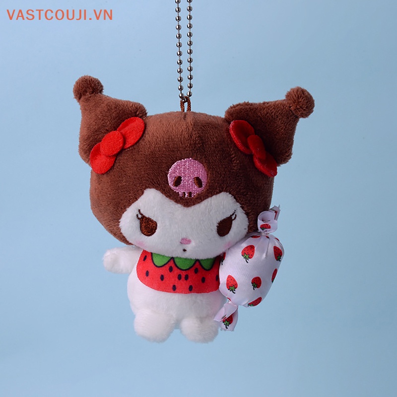 Móc Khóa Bông Xù Hình VASTJI Sanrio Kuromi My Melody Cinnamoroll Dễ Thương
