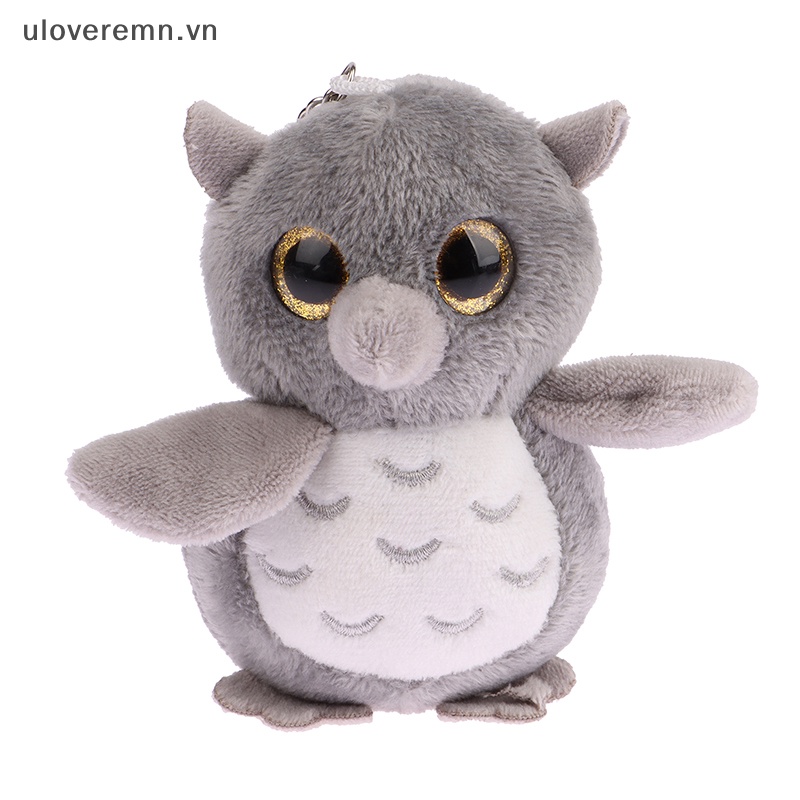 Móc Khóa Hình Cú Nhồi Bông Mềm Mại Dễ Thương