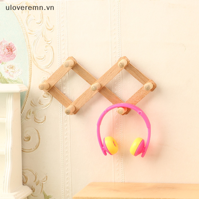 Móc Treo Quần Áo Gắn Tường Tỉ Lệ 1: 12 Trang Trí Nhà Búp Bê