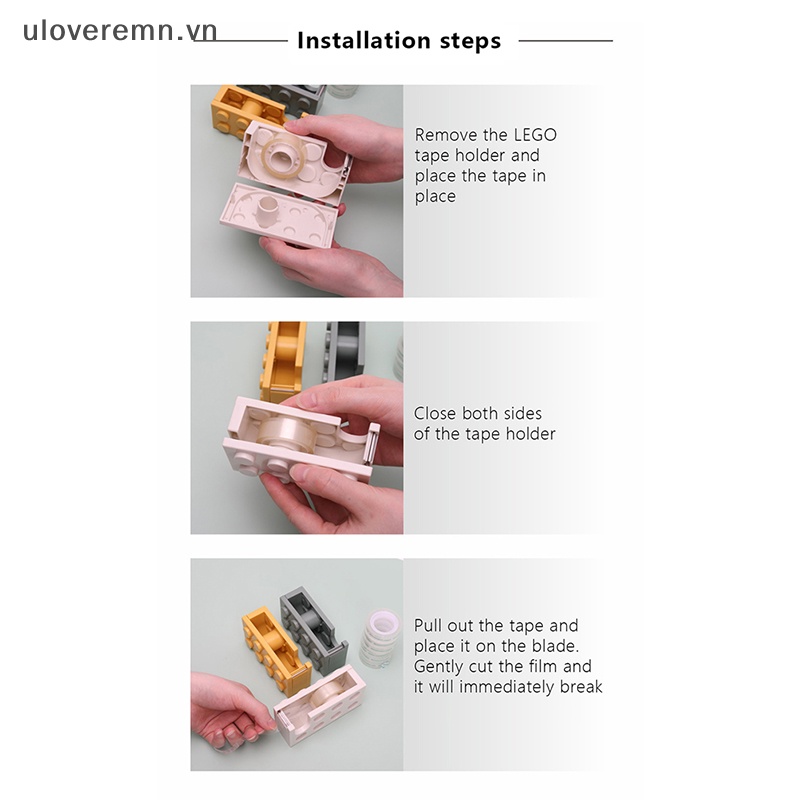 Hộp Đựng Băng Keo Dán Hình Chữ Nhật Siêu Bền Tiện Dụng DIY