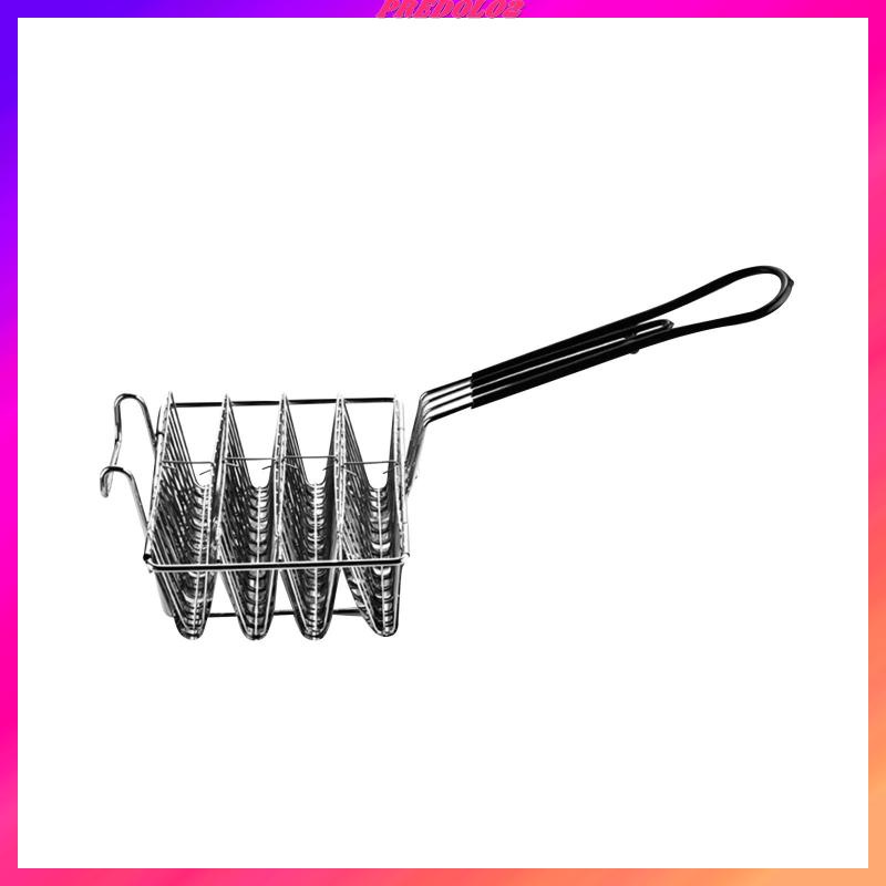 [Predolo2] Rổ Taco Để Chiên Taco 4 Ngăn