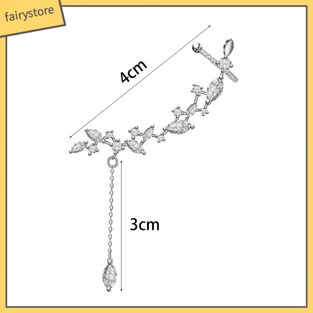 Bông Tai Đính Đá Thời Trang Thanh Lịch Dành Cho Nữ