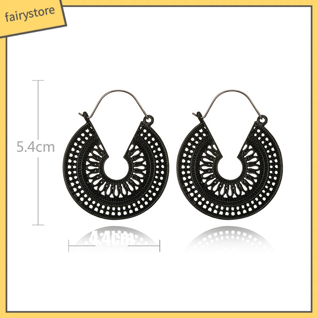 1 Đôi Bông Tai Hợp Kim Nhiều Hình Dạng Phong Cách Vintage