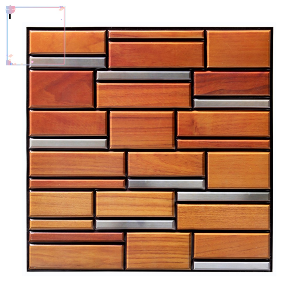 Đề Can Dán Tường Họa Tiết Gạch 3D Chống Thấm Nước / Va Chạm Trang Trí Nhà Cửa