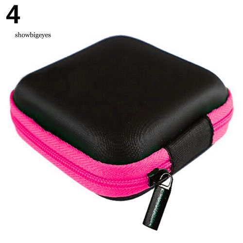 Túi Đựng Tai Nghe Thẻ Nhớ TF SD Hình Vuông Bỏ Túi Tiện Dụng