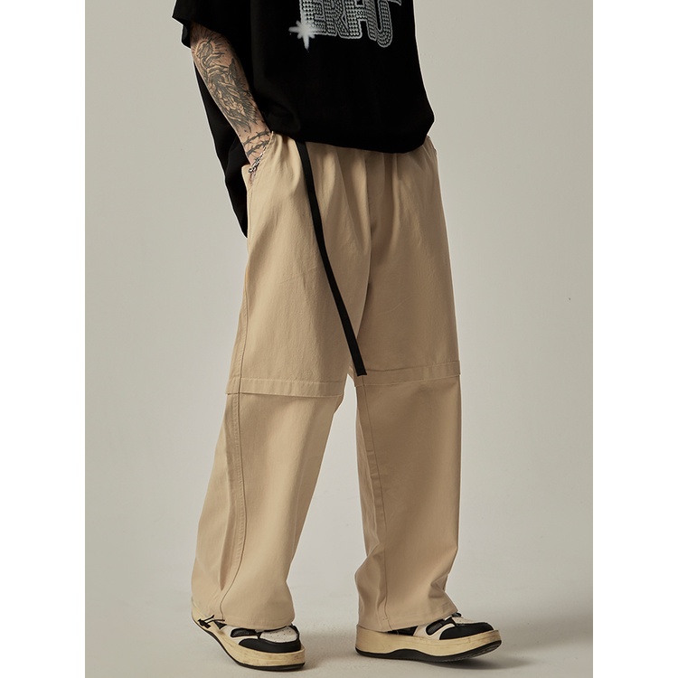 Quần Dài Ống Rộng Phong Cách Retro Thời Trang Cho Nam