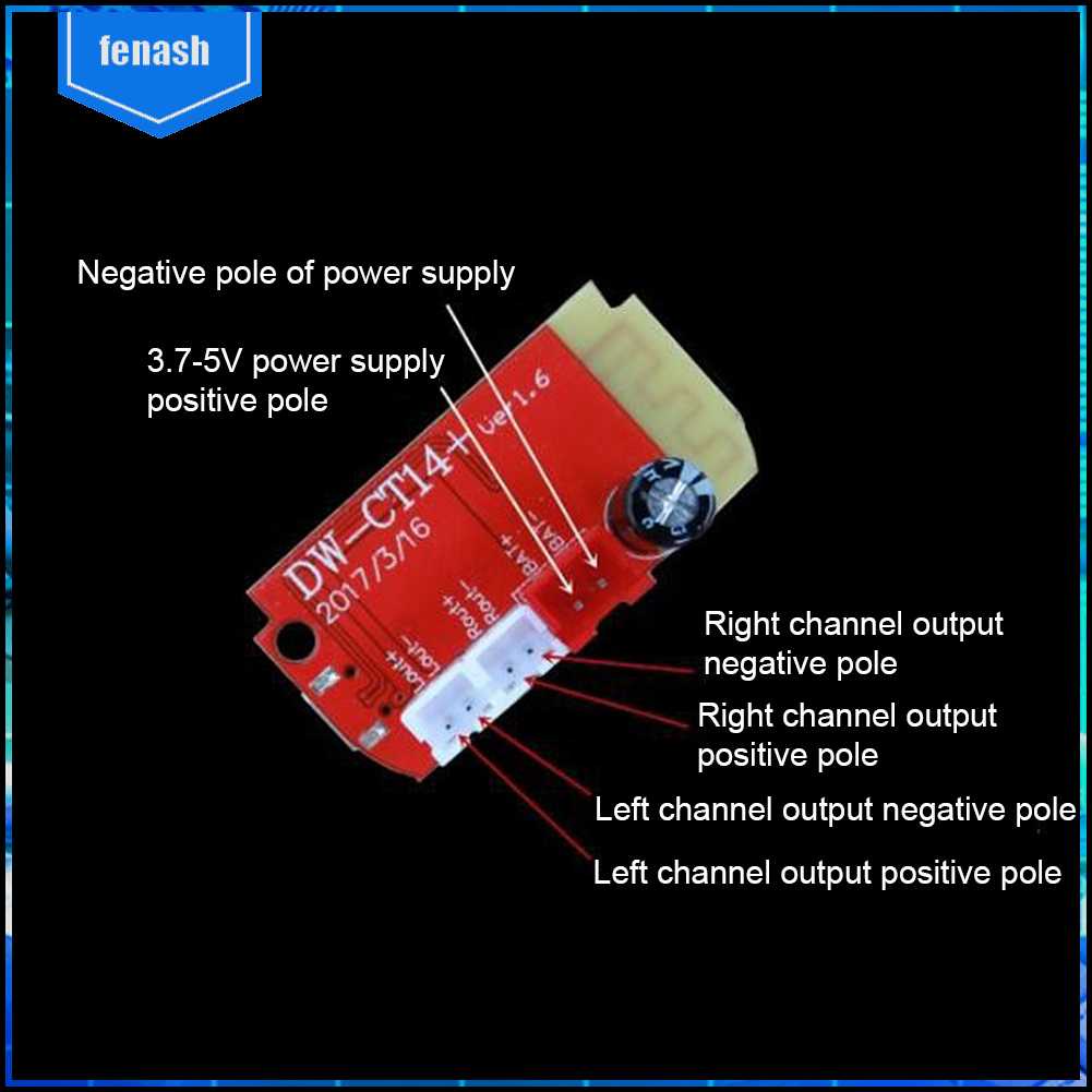 Bảng Mạch Khuếch Đại Âm Thanh Bluetooth 4.2 CT14 5W + 5W Chuyên Dụng