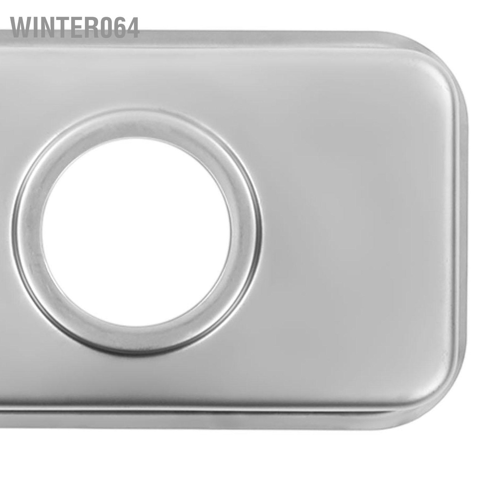 Winter064 Bồn Rửa RV Vuông 390X190X185Mm Thép Không Gỉ 304 Công Suất Lớn Xả Gắn Người Cắm Trại Có Cống 90Mm Cho Van Du Thuyền