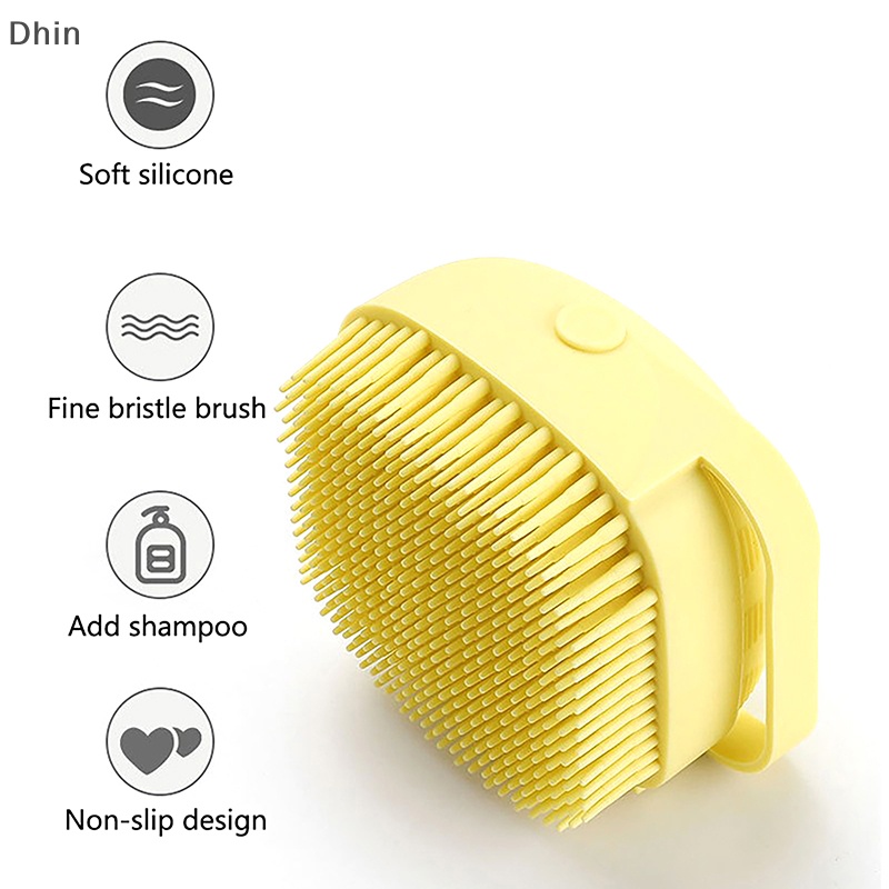 Lược Gội Đầu Mát Xa Tẩy Tế Bào Chết Bằng Silicone Tiện Dụng