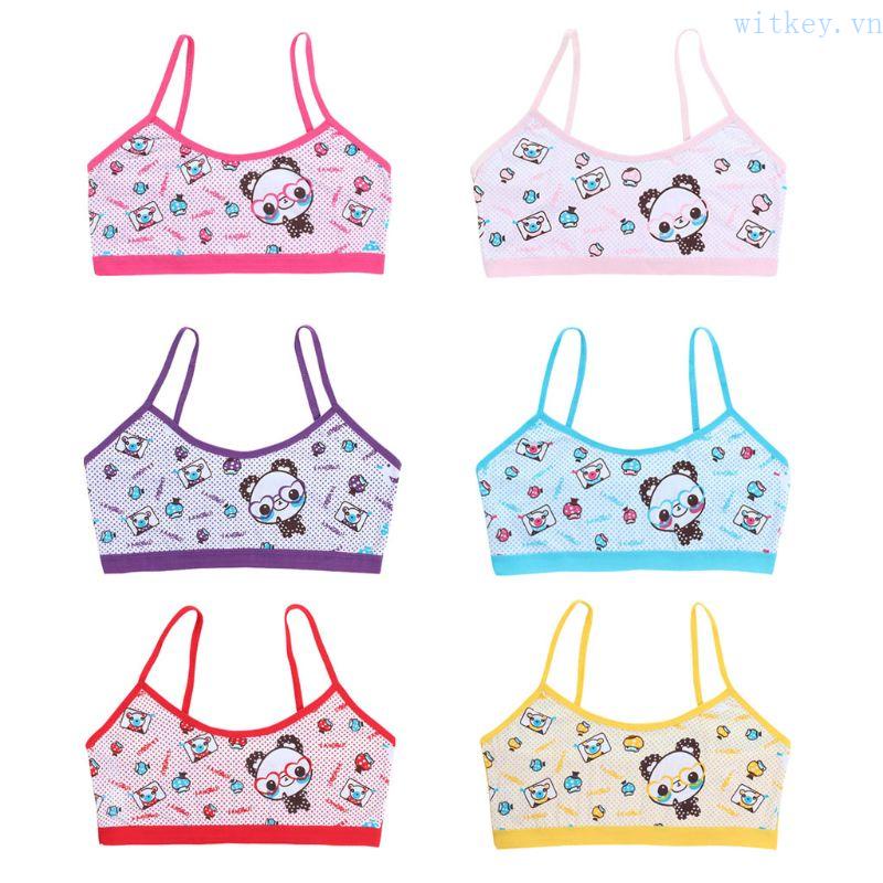 Áo Ngực Thể Thao Không Gọng Thoải Mái Với 5 Màu Tùy Chọn Cho Bé