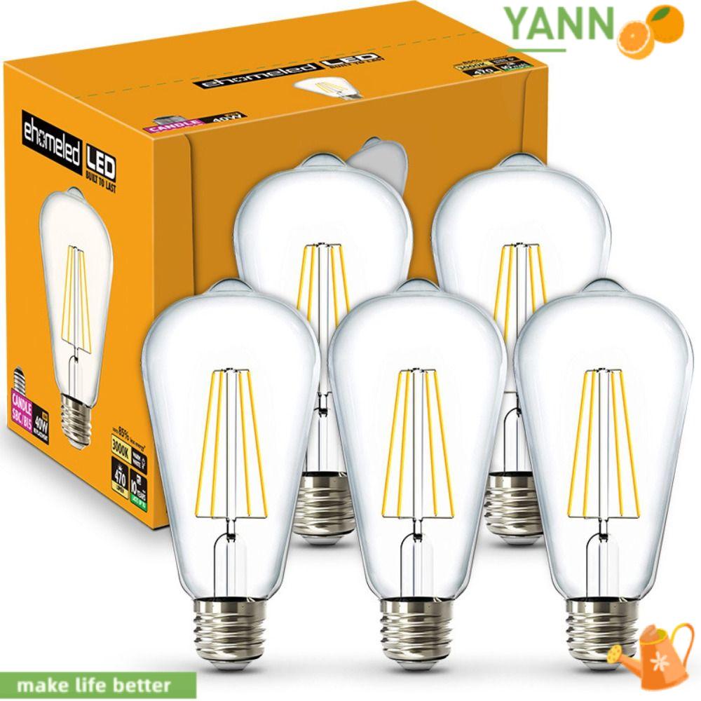 1 Bóng Đèn LED E27 6W Thiết Kế Cổ Điển
