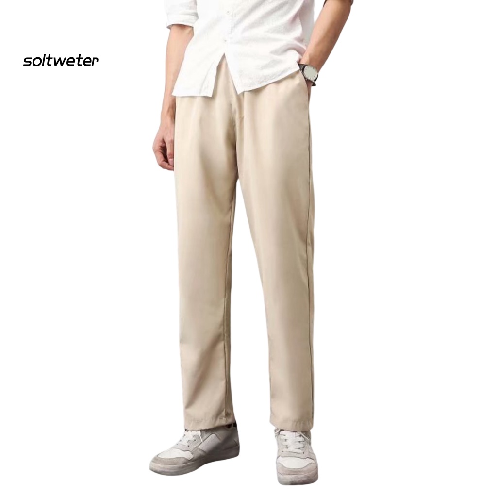 Quần Dài Lưng Vừa Dáng Ôm Có Nhiều Túi Dây Rút Thời Trang Xuân Thu Cho Nam