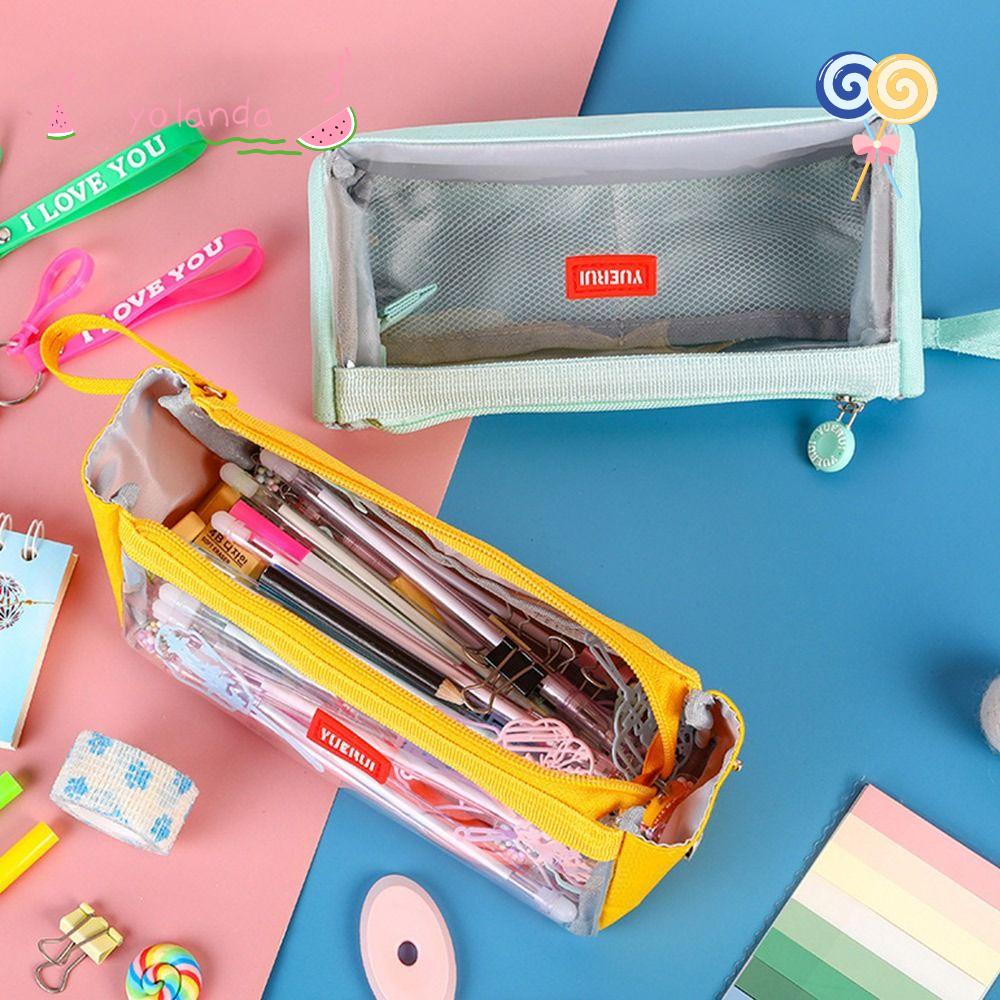 Túi Đựng Bút Hình Tam Giác Sức Chứa Lớn Tiện Dụng