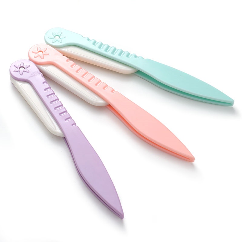 Set 3 Dụng Cụ Cạo Lông Mày Gấp Gọn Tiện Dụng An Toàn Cho Nữ - MONICA