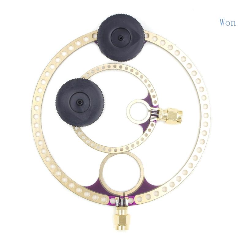 Set 2 Ăng Ten Vòng Tròn 400M-470MHz 80M-150MHz UV UHF + VHF FM Chuyên Dụng